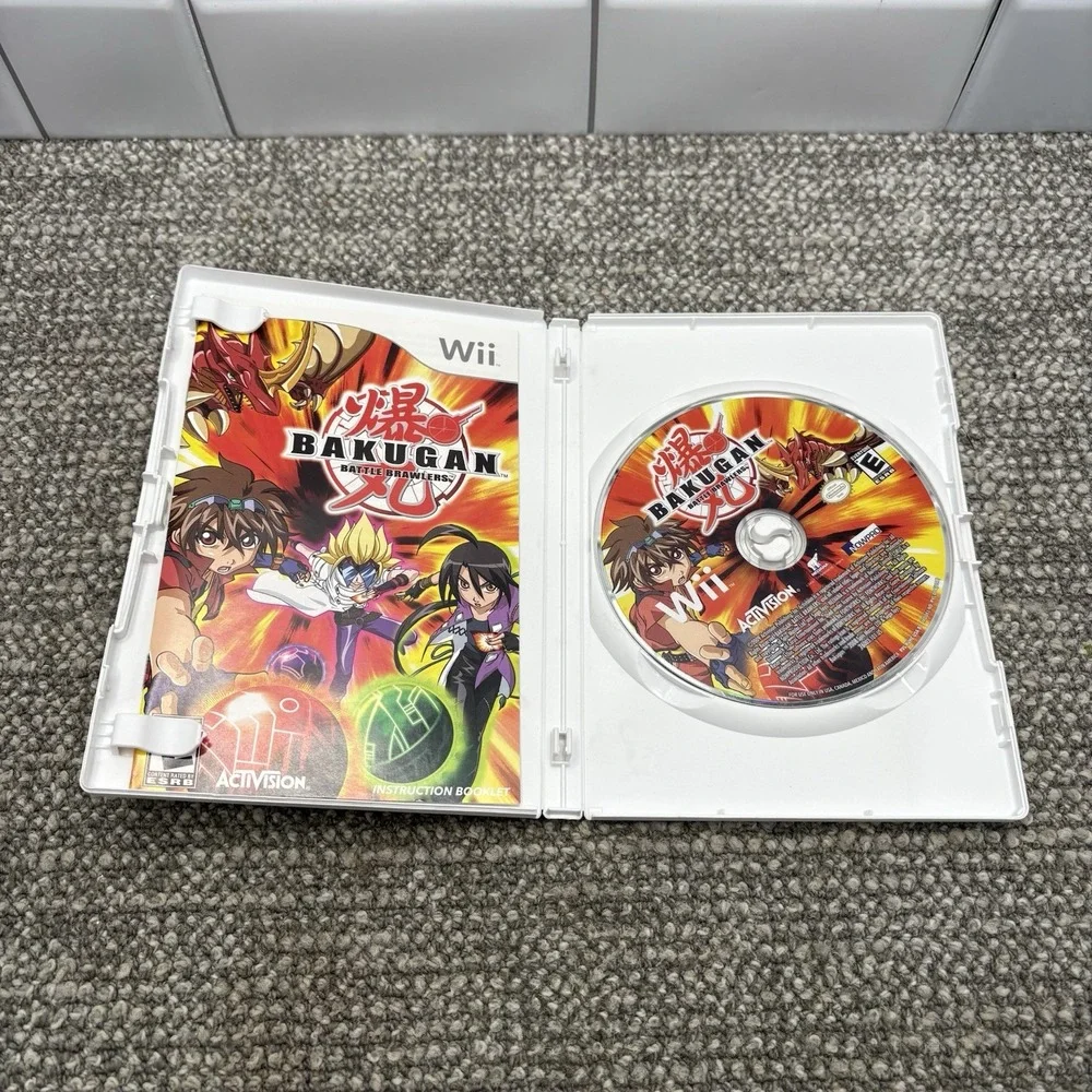 Nintendo Wii Game Bakugan Game Cover Manual 2009 Rated E‎ Tested Works